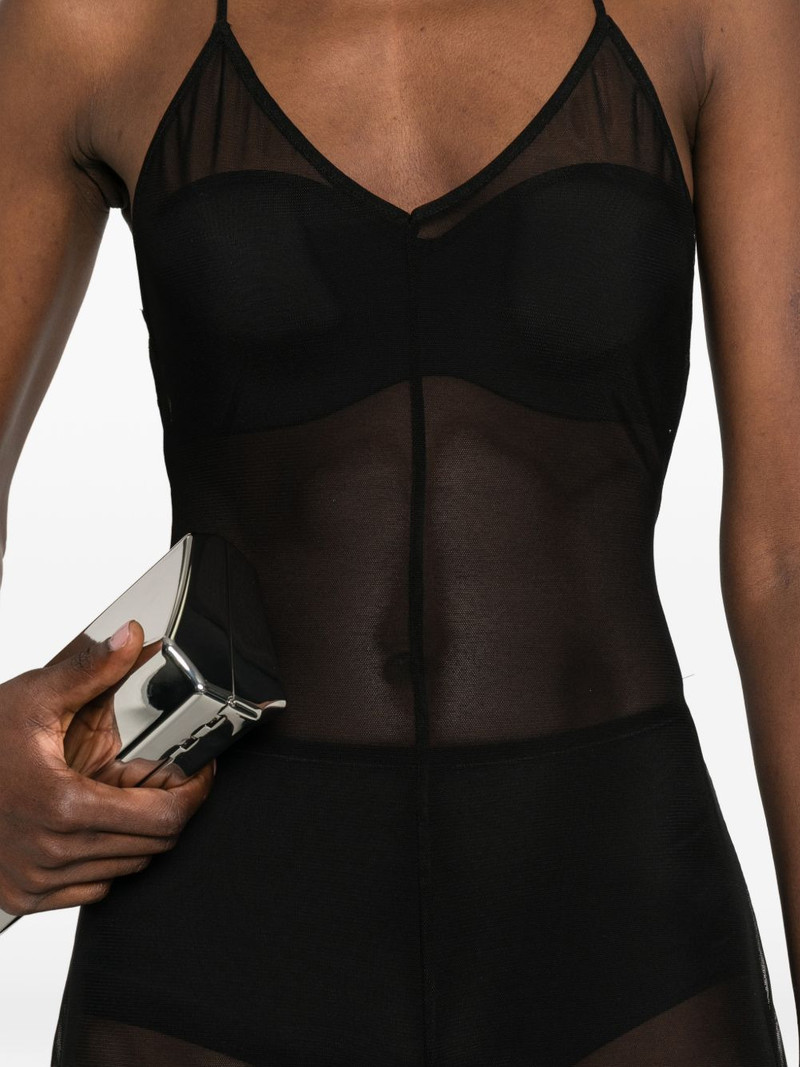 Fara sheer low-back jumpsuit 5