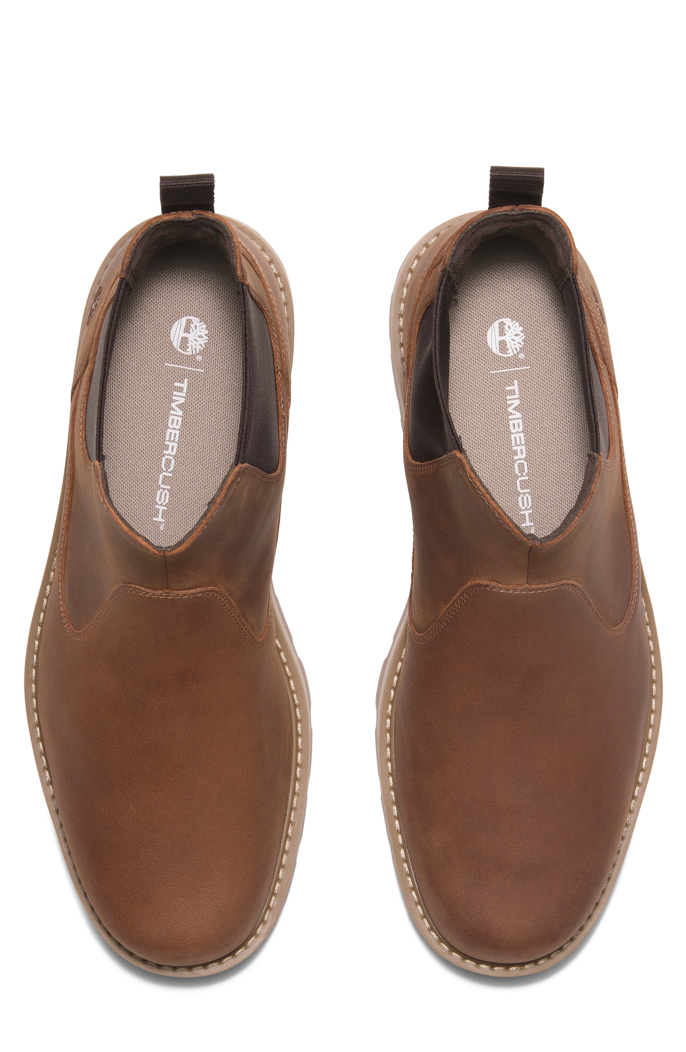 Timberland Britton Road Mid Chelsea Boot (Men) in Rust Full Grain at Nordstrom - 4
