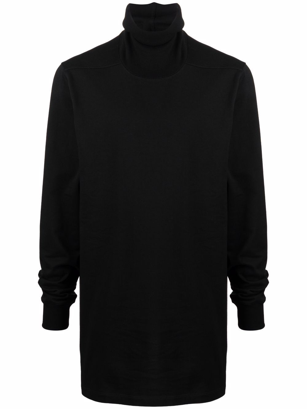 roll-neck organic-cotton sweatshirt - 1