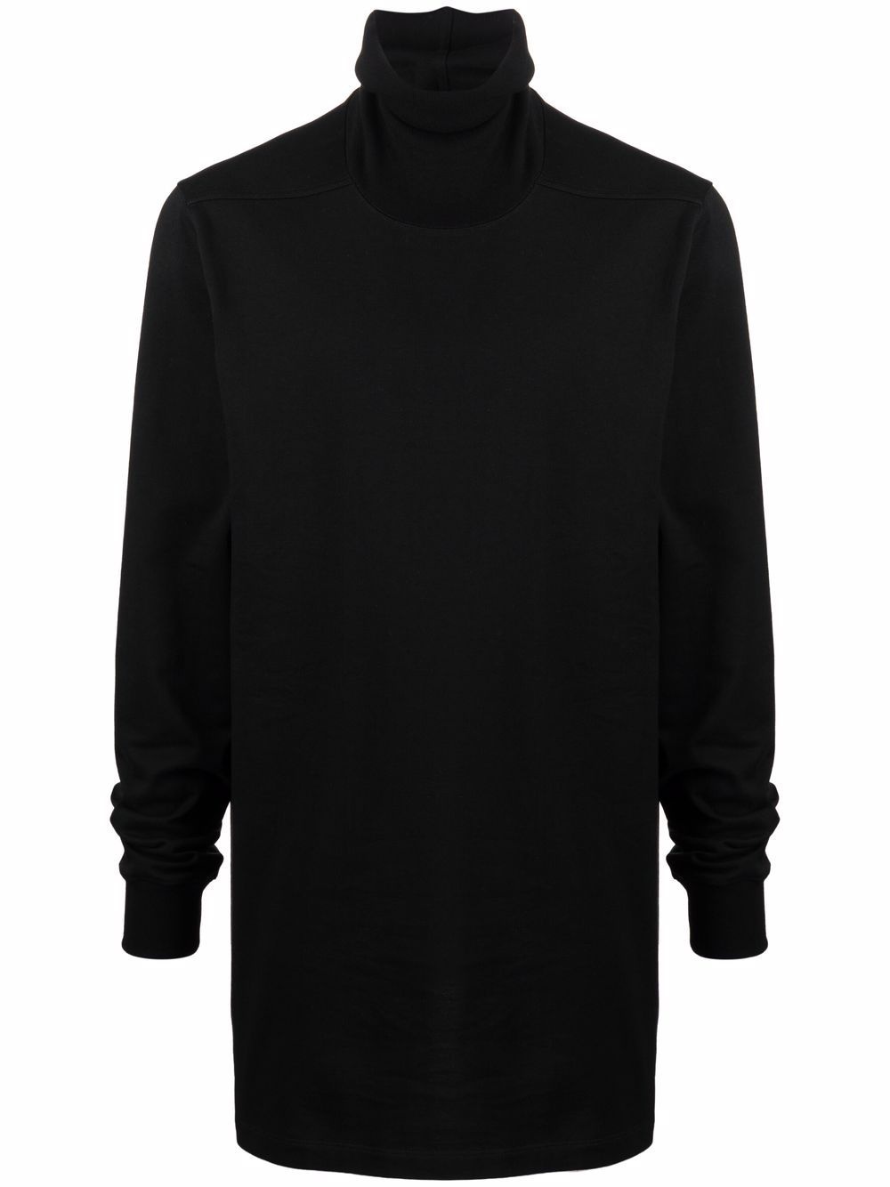 roll-neck organic-cotton sweatshirt - 1