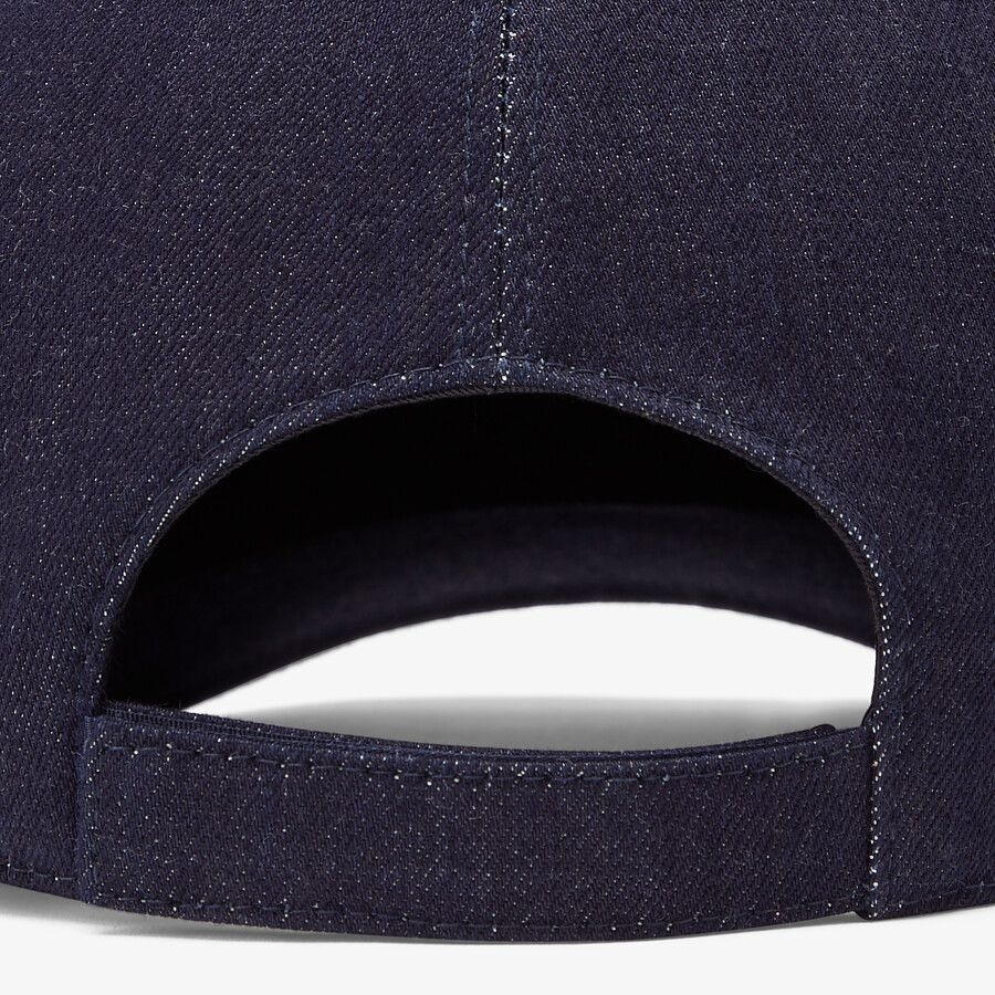 Blue denim baseball cap - 2
