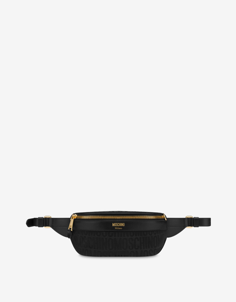 ALL-OVER LOGO NYLON BELT BAG 1