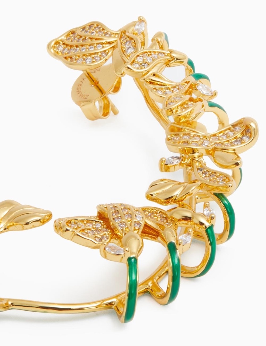 SMALL FLORAL EAR CUFF - 3