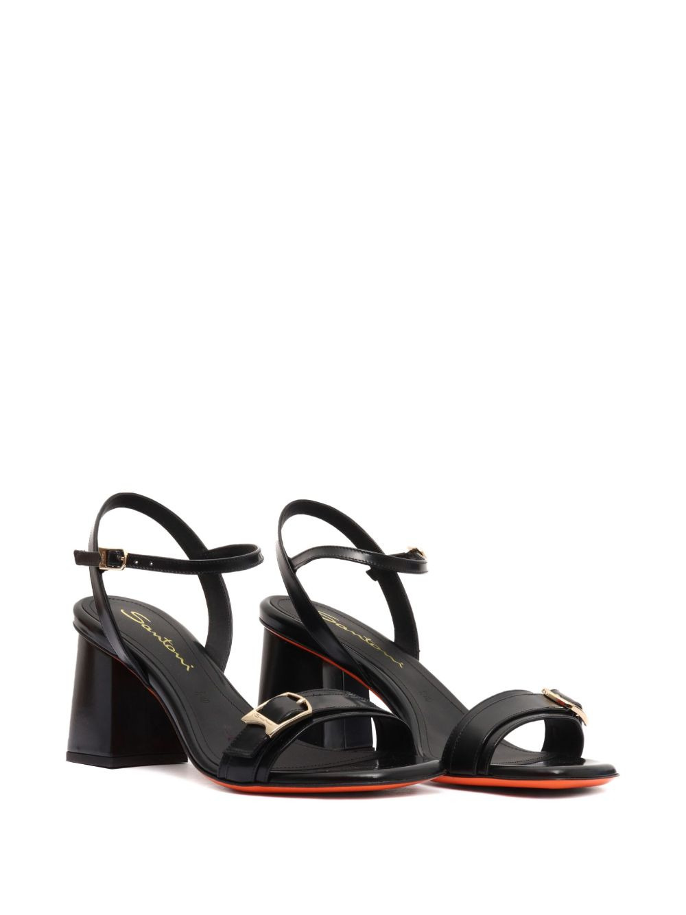buckle-detail block-heel sandals - 2