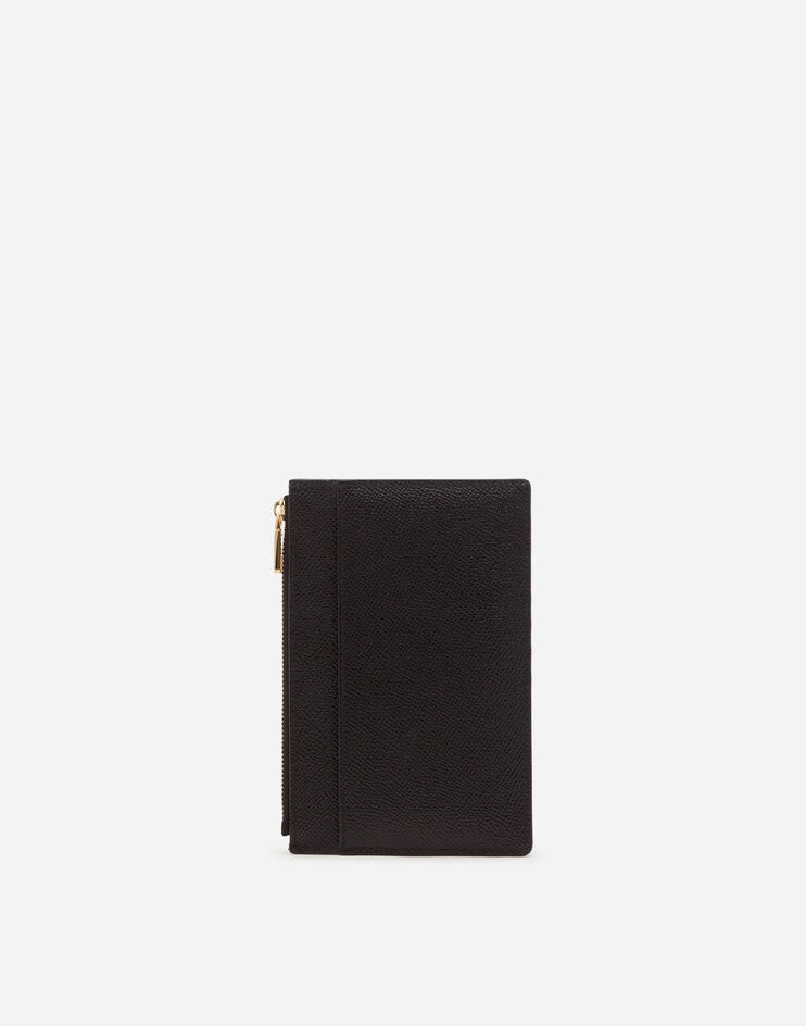 Large vertical dauphine calfskin credit card holder - 3