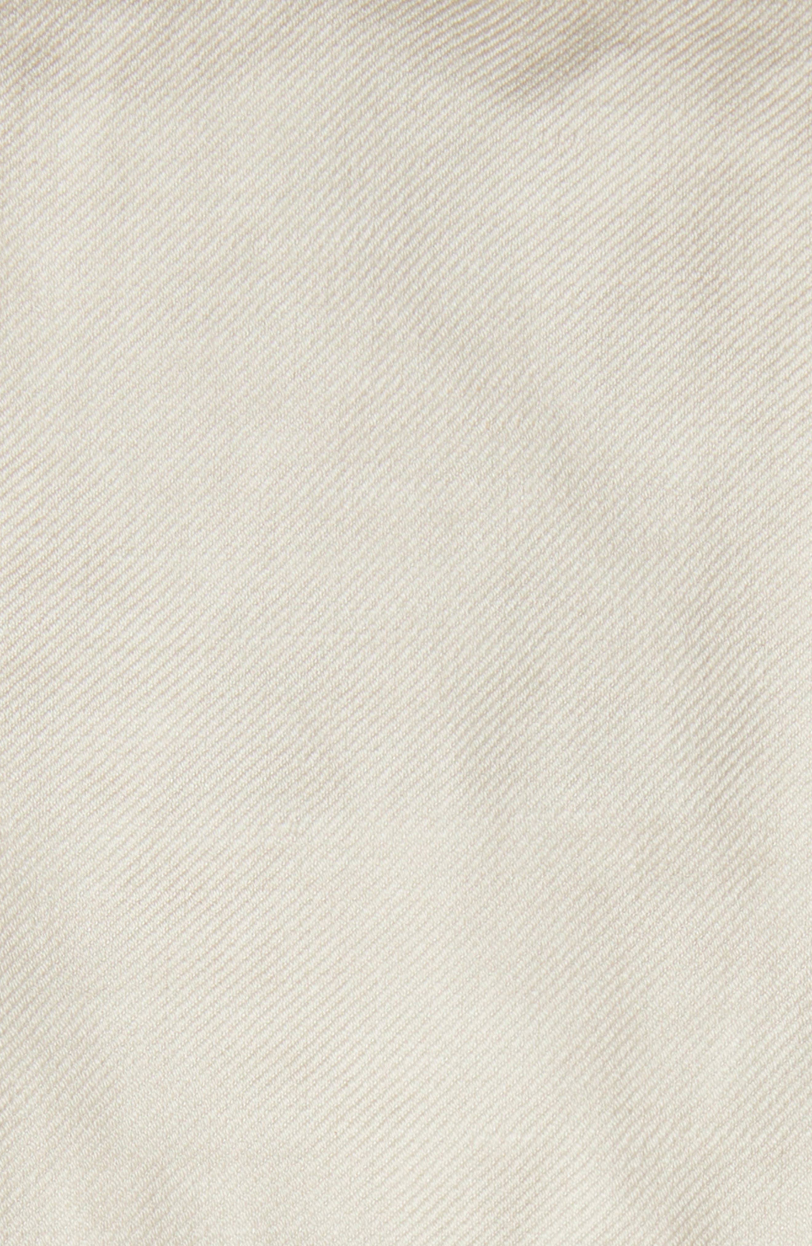 Moncler Chatel Button Sleeve Crop Jacket in White at Nordstrom - 6