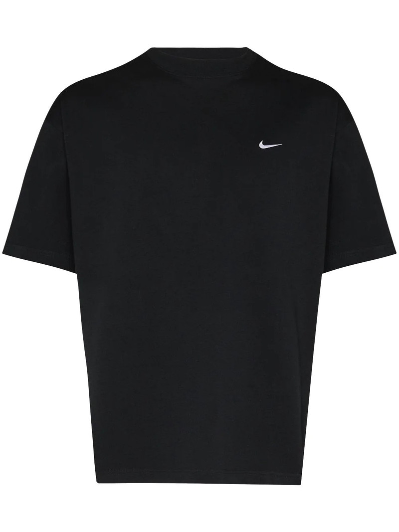 Swoosh logo cotton T-shirt 1