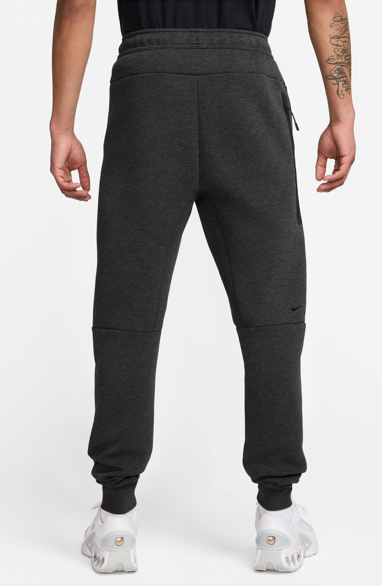 Nike Tech Fleece Joggers in Black Heather /Black at Nordstrom - 2