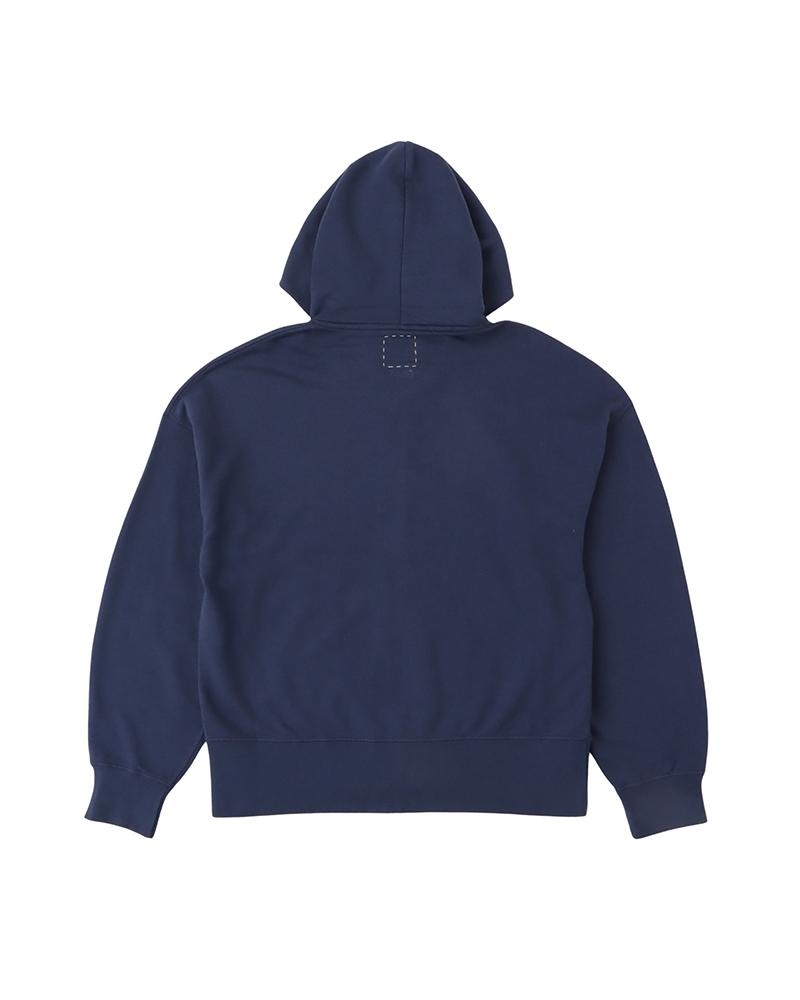 COURT HOODIE F.Z. (C/WS) NAVY - 2
