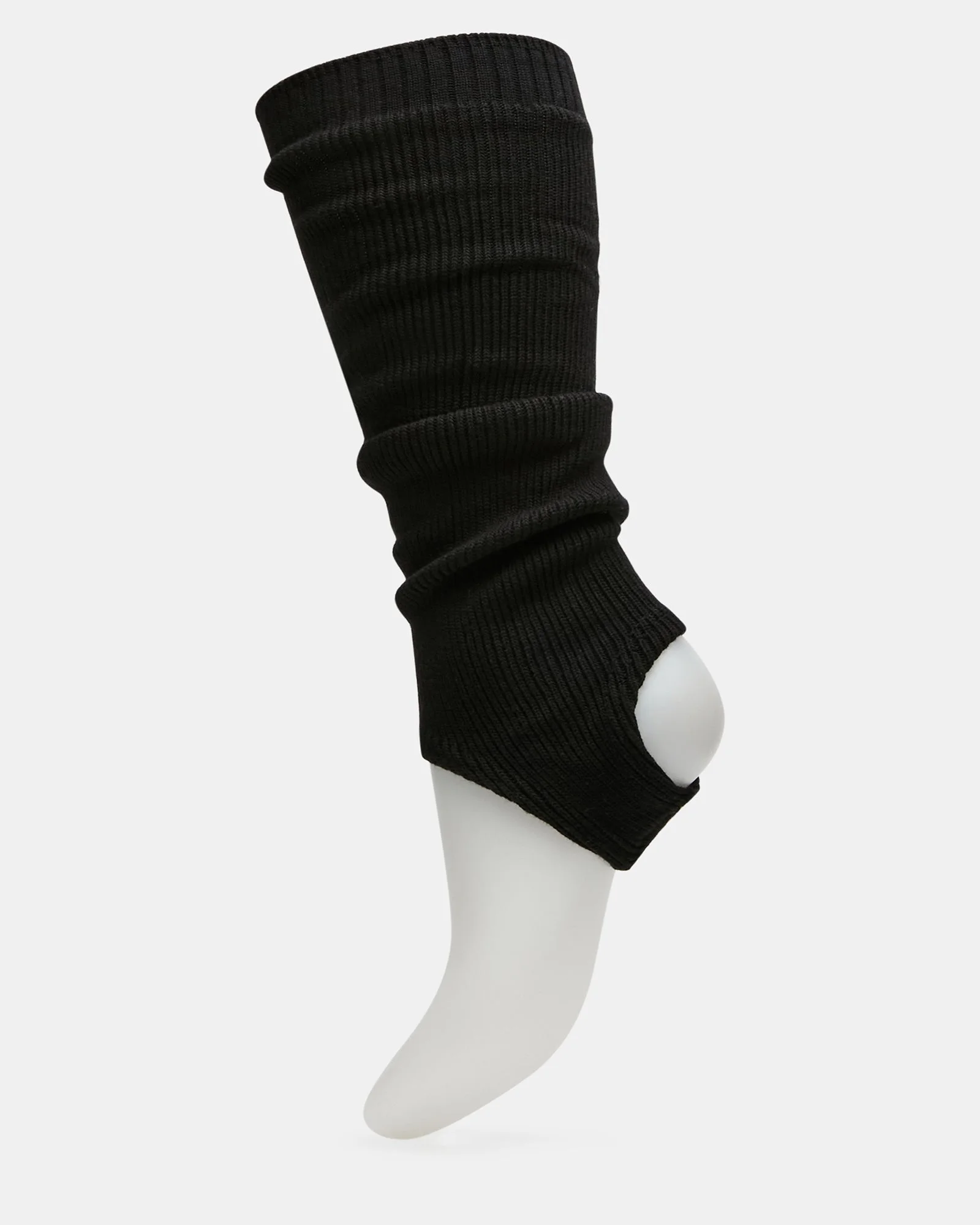 1 PACK STIRRUP LEG WARMERS BLACK - 1