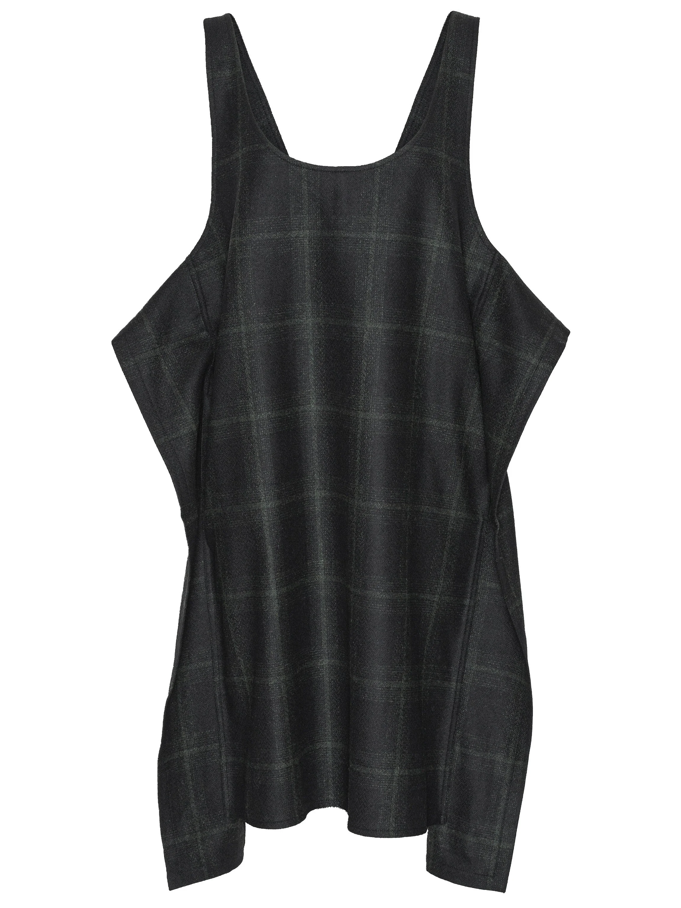 SQUARE APRON - DARK CHECKS - 1