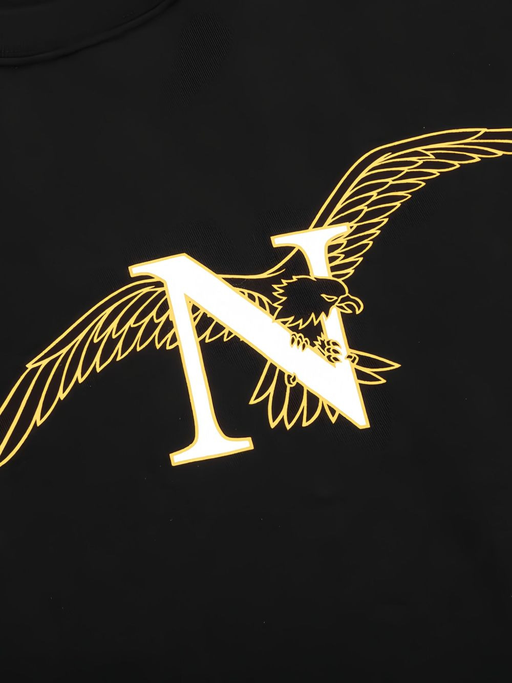 eagle-logo rint T-shirt - 4