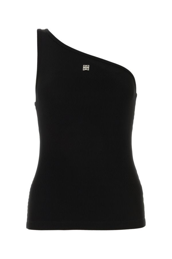 Givenchy Woman Black Stretch Viscose Blend Top - 1