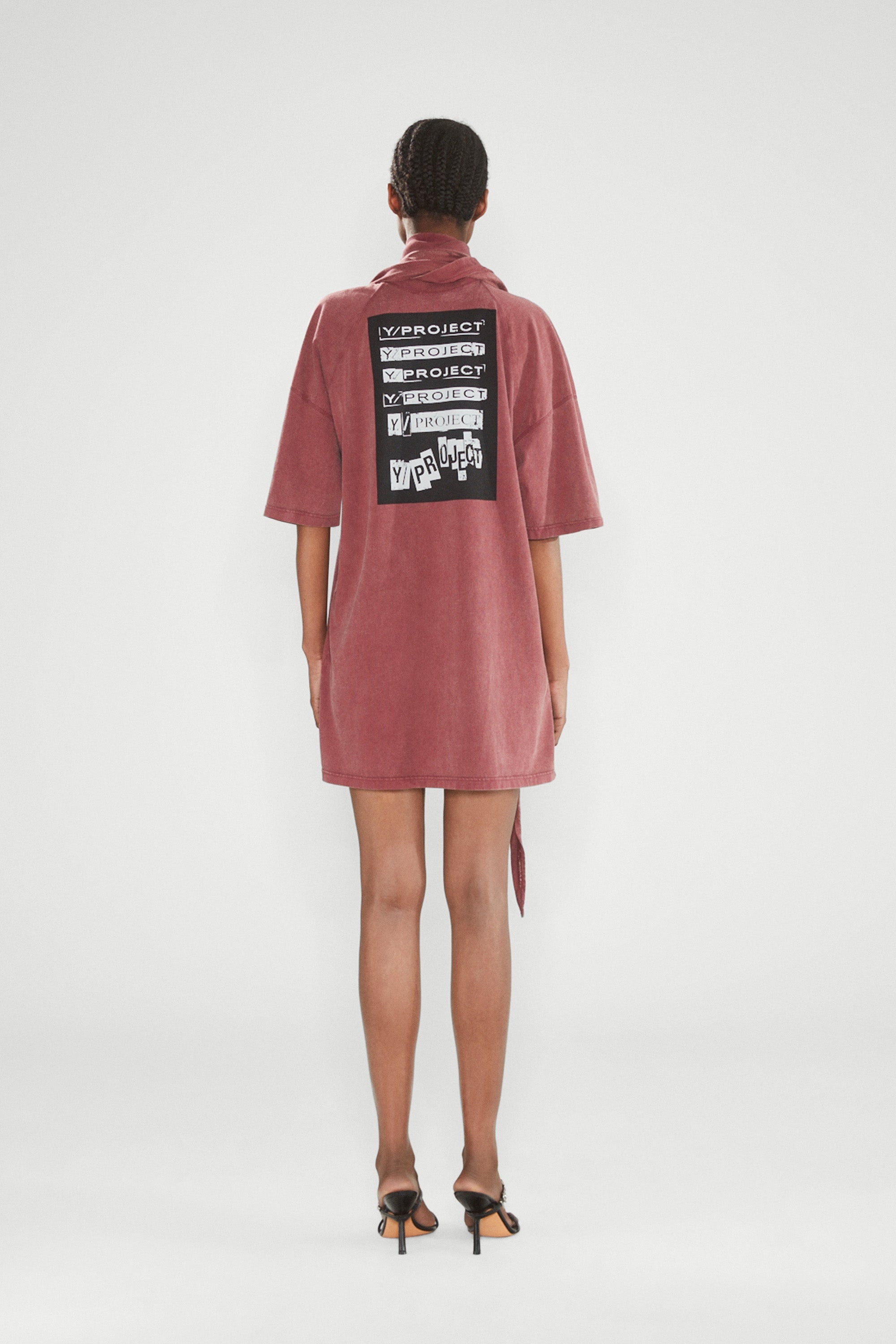 Multiscarf Rock Band Print Dress - 4