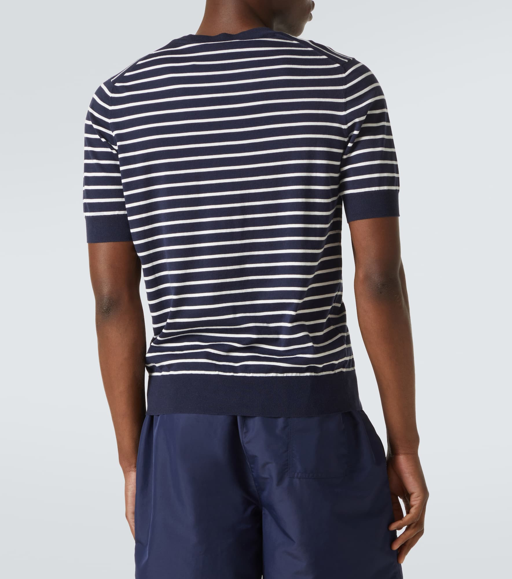 Striped cotton sweater - 4