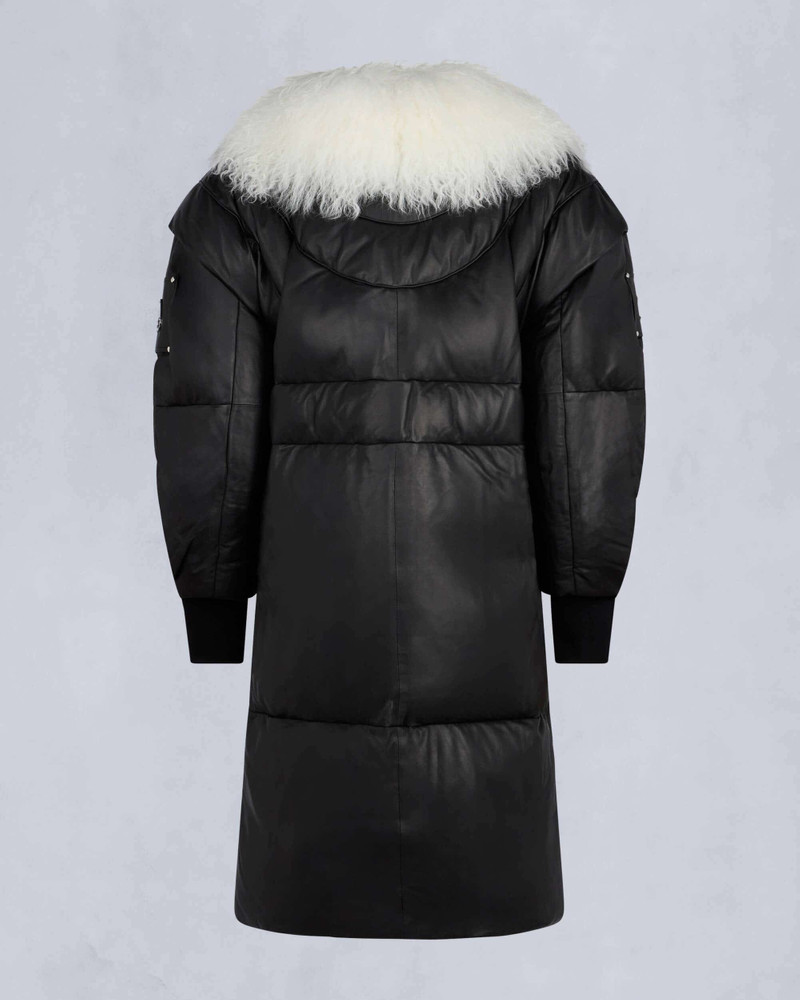 LUAR UNISEX LEATHER COCOON PARKA 4