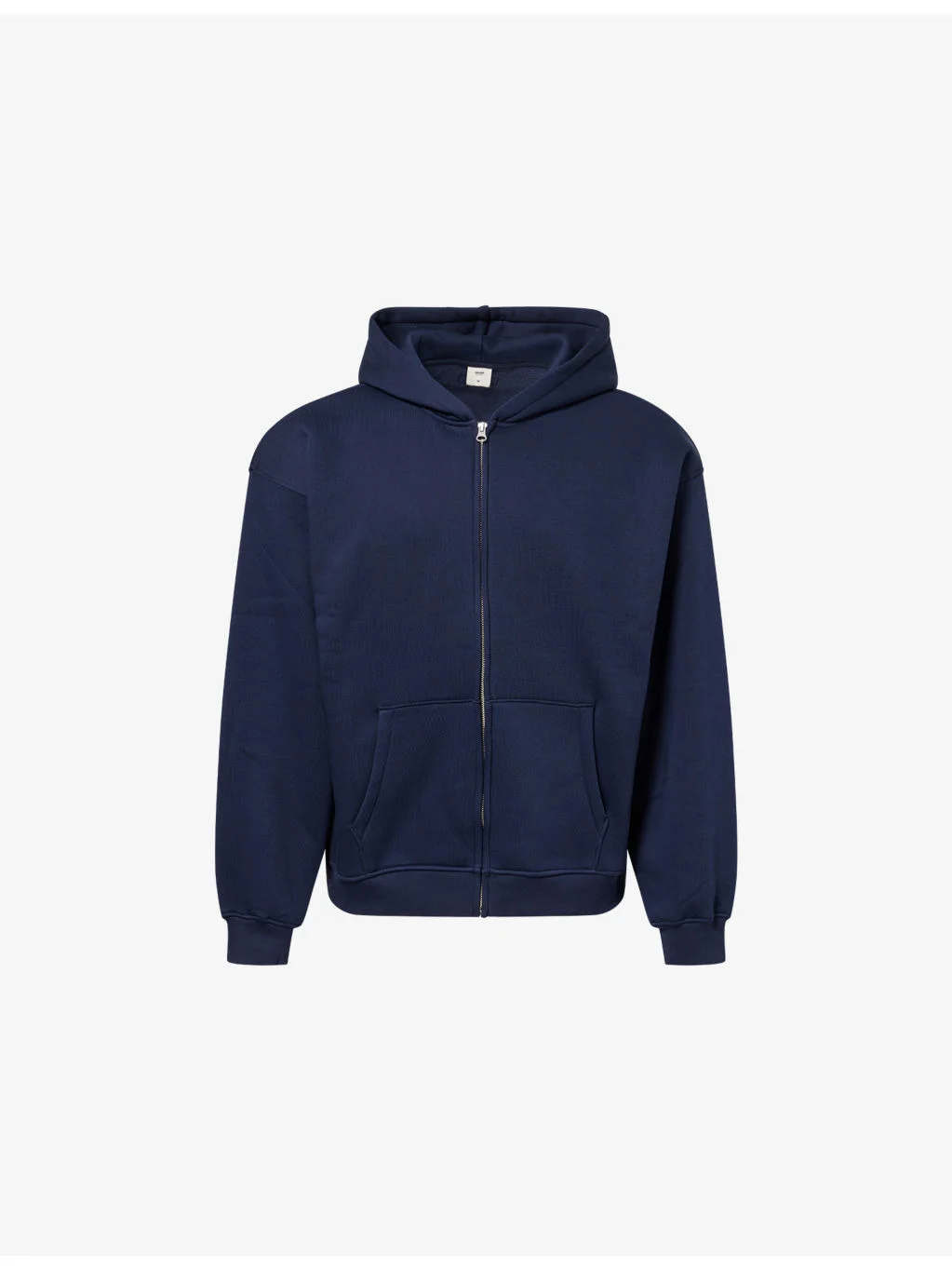 Fleece Lounge Zip-Up Cotton-Blend Hoody - 1