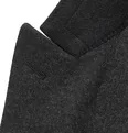 Charcoal Double-Breasted Cashmere-Blend Blazer - 10