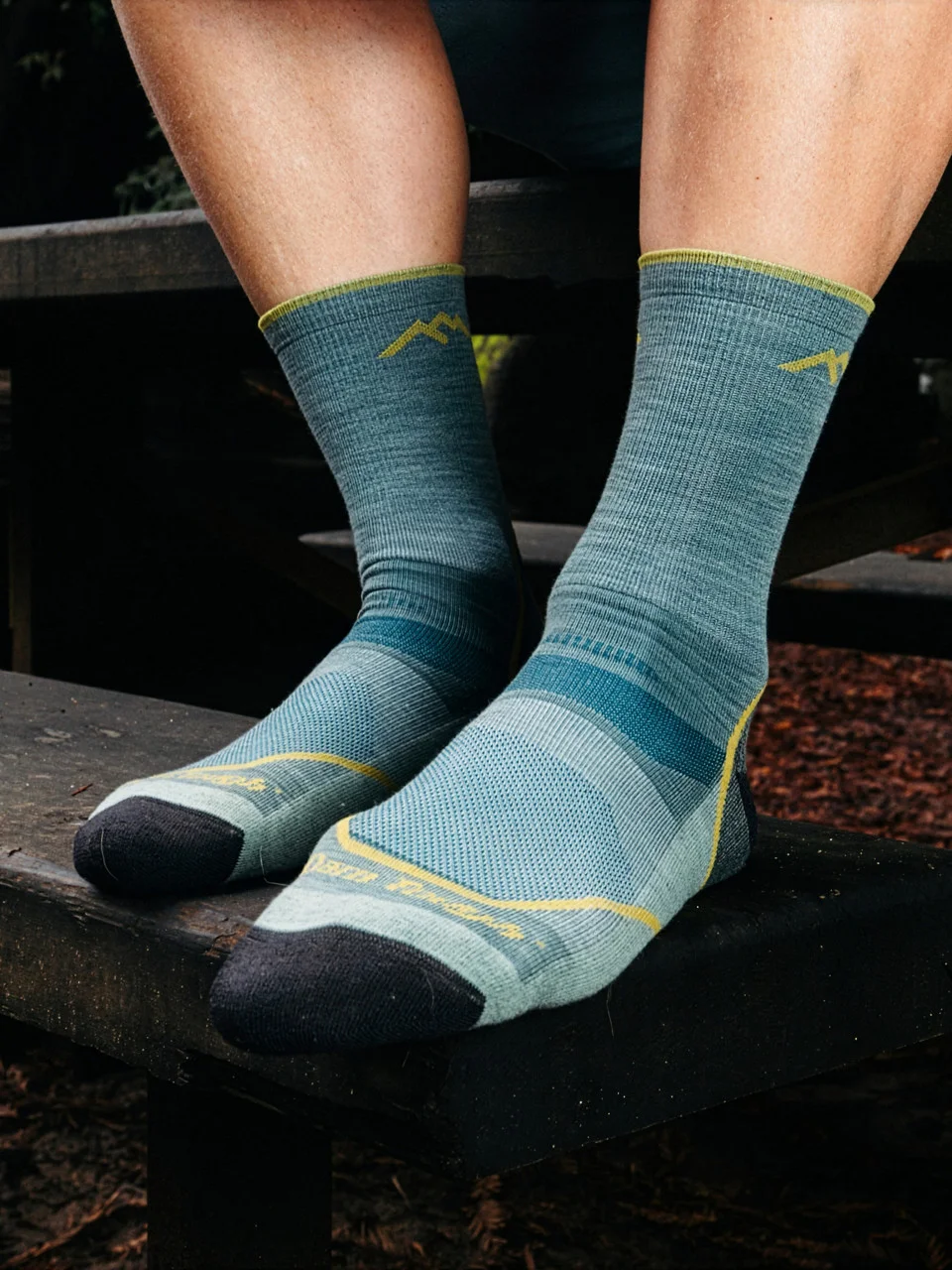 Darn Tough Men's Light Hiker Micro Crew Lightweight Hiking Socks - 1
