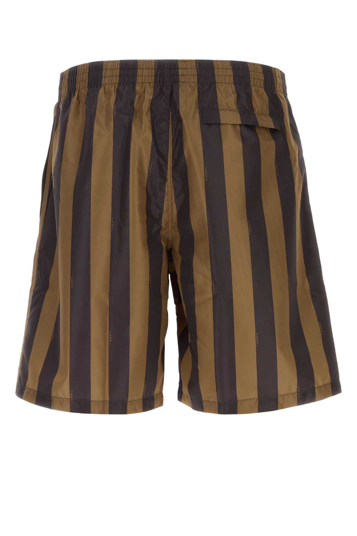 Fendi Men Printed Polyester Swimming Shorts - 2