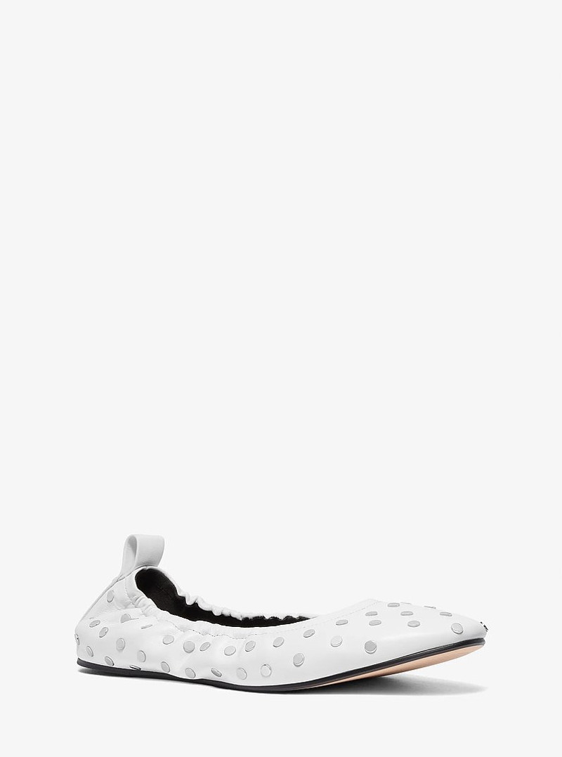 Amy Studded Leather Ballet Flat 1
