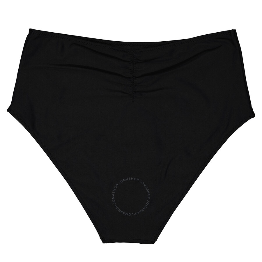 Ganni Ladies Black High-Rise Bikini Bottom - 2