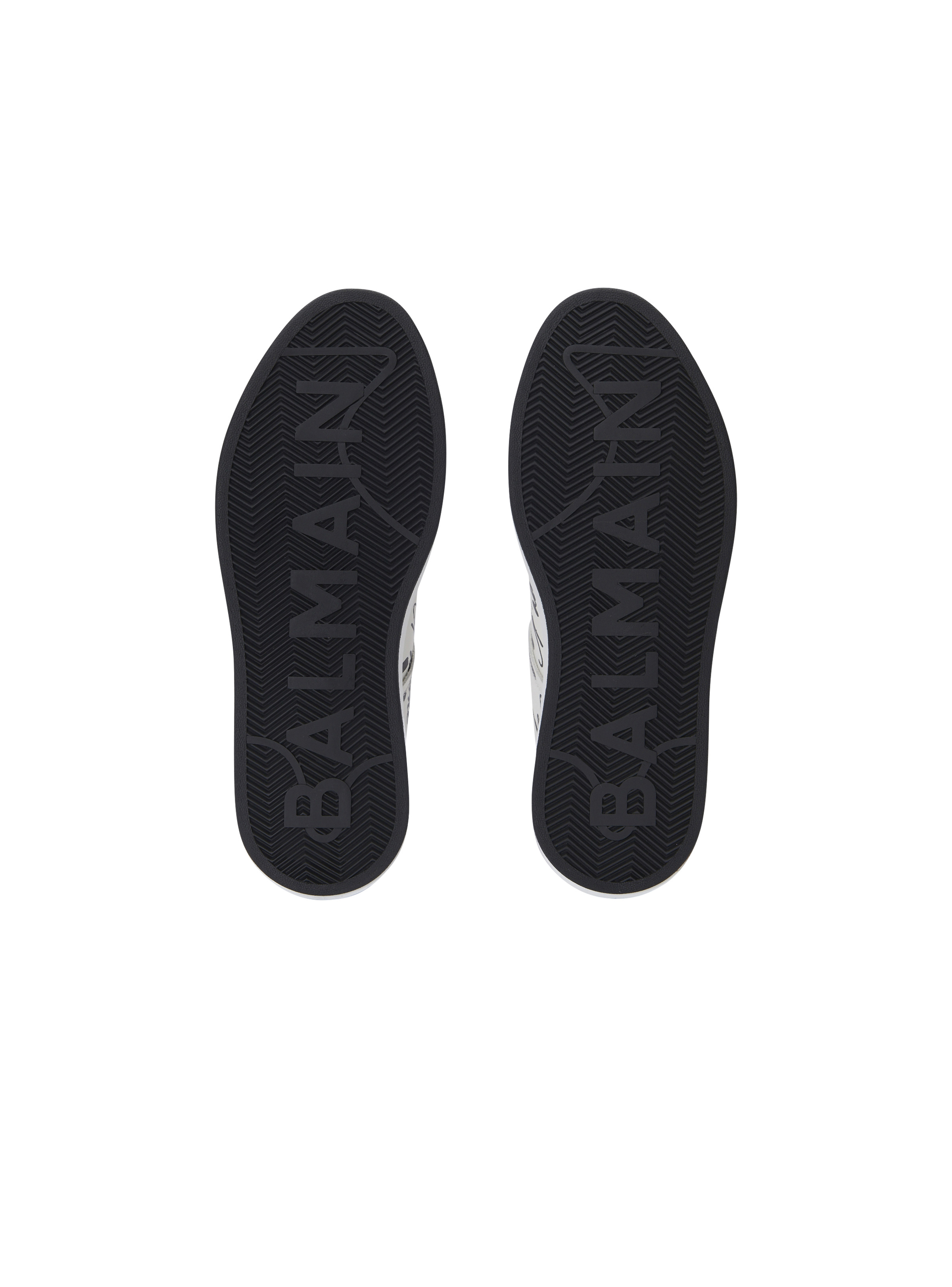 B-Court printed calfskin trainers - 4