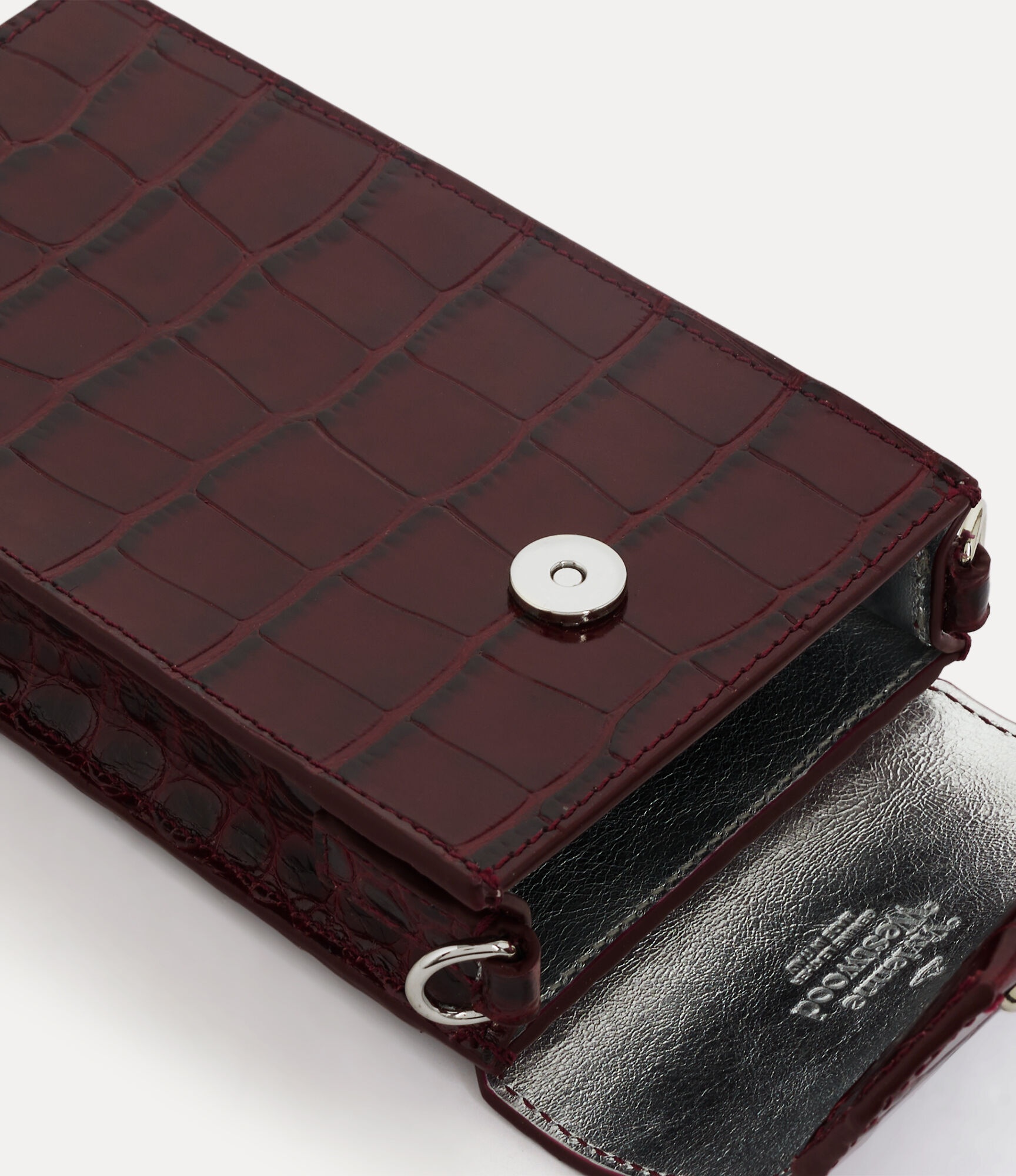 CROCODILE THIN LINE ORB PHONE BAG - 4