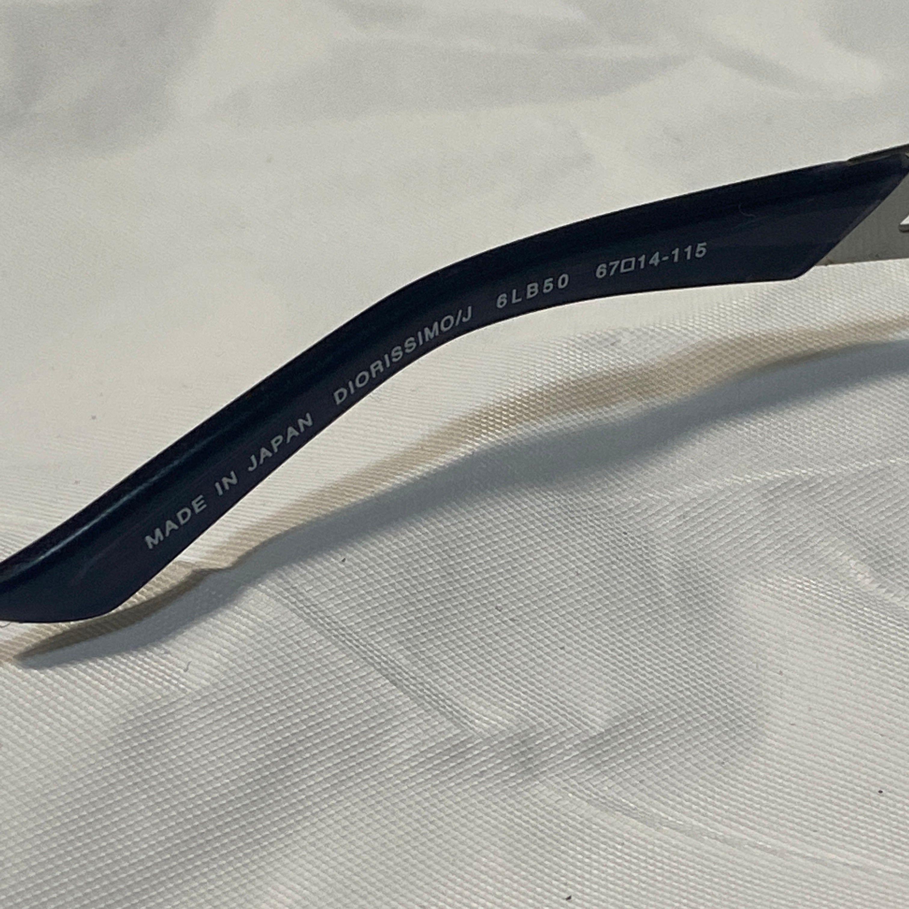 Dior John Galliano minimalist mirrored sunglasses - 8