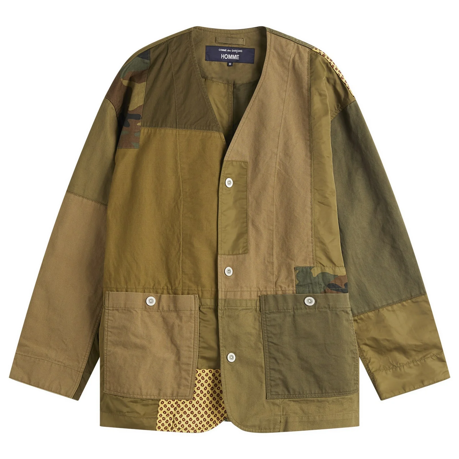 Comme des Garçons Homme Garment Treated Multi Fabric Jacket - 1