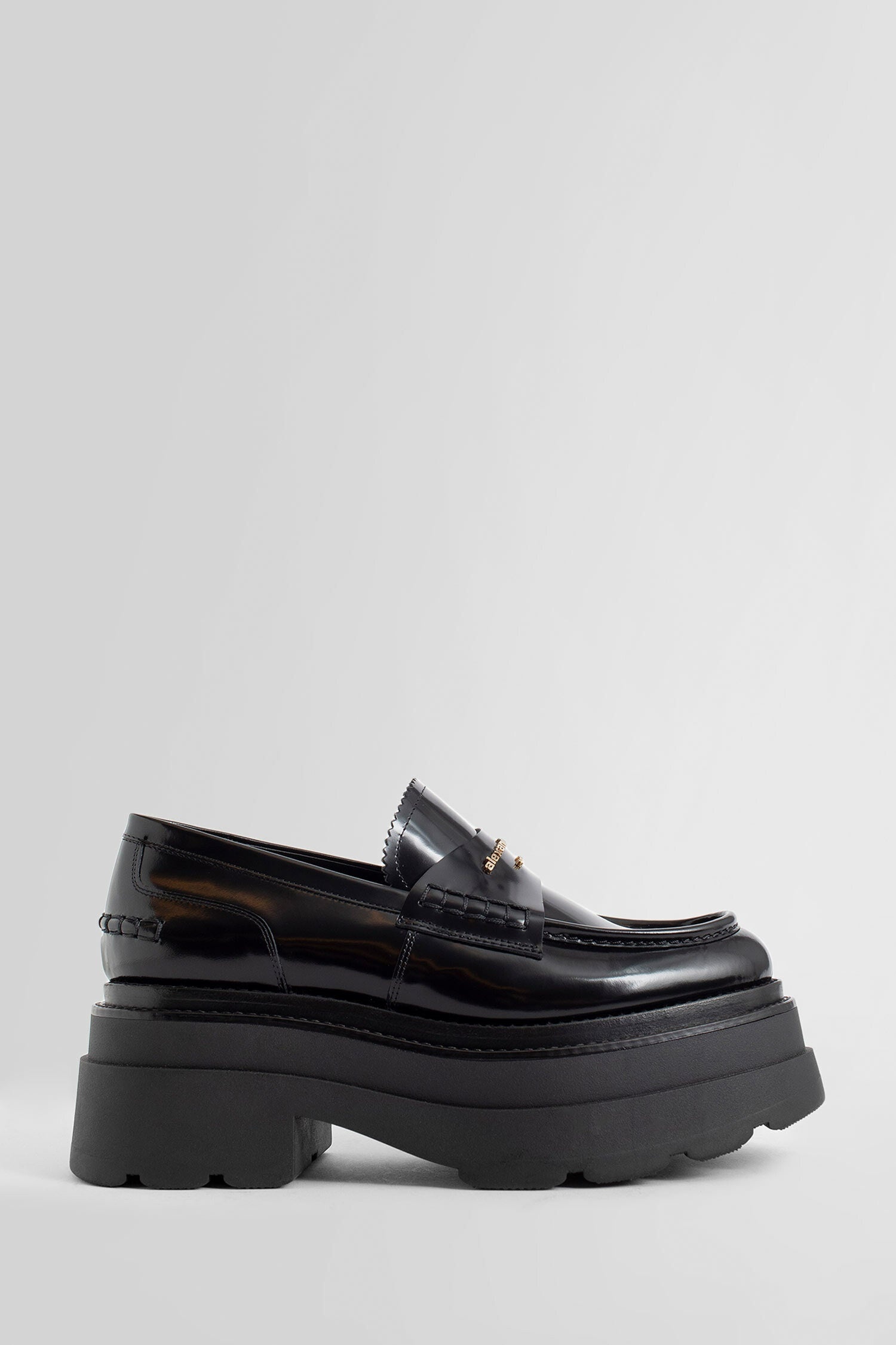 ALEXANDER WANG WOMAN BLACK LOAFERS - 1