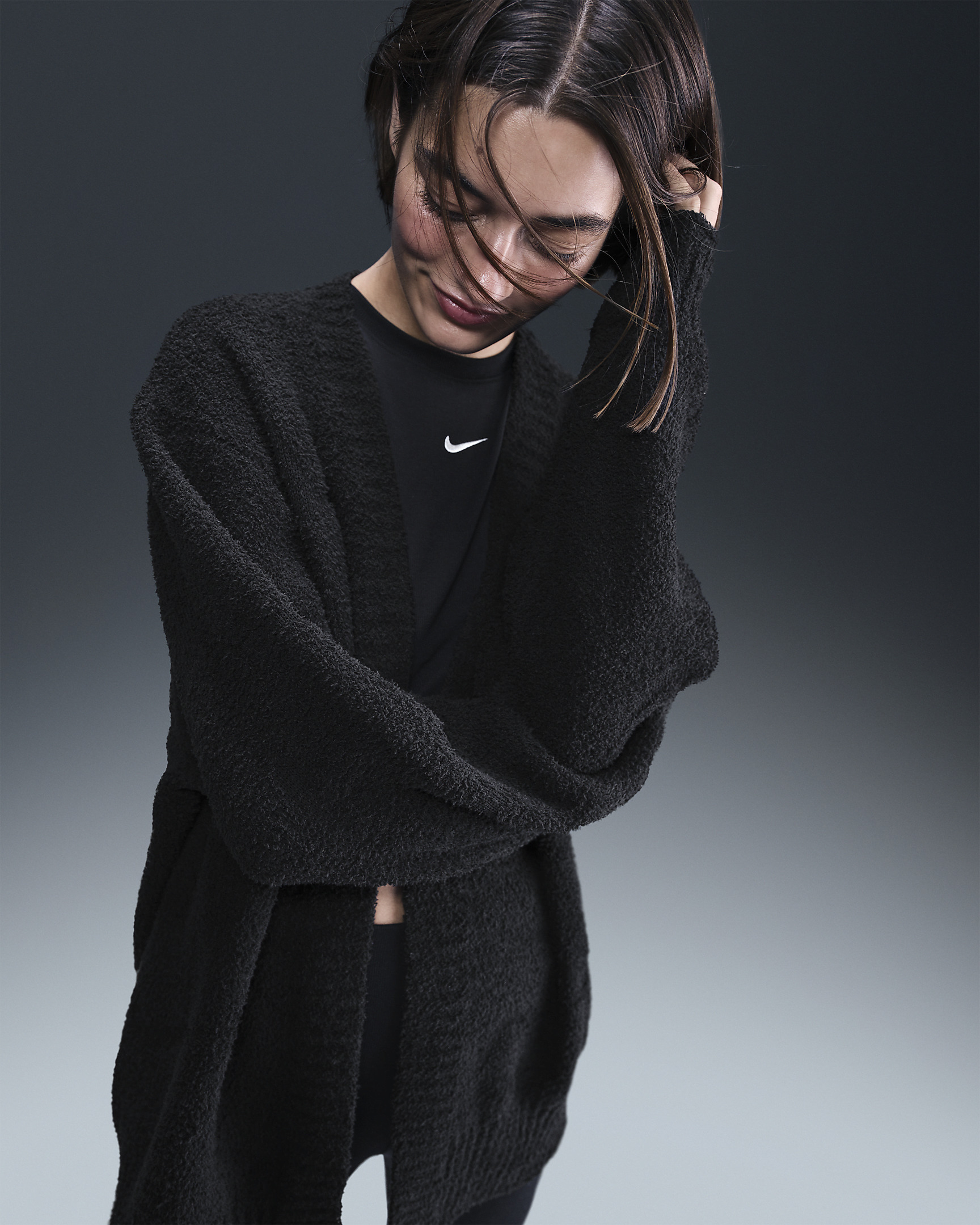 Nike Sportswear Phoenix Cozy Bouclé Women's Oversized Knit Cardigan - 3