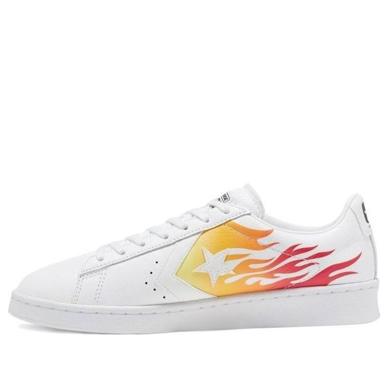 Converse Pro Leather Low 'Archival Flame Print' 167935C - 1