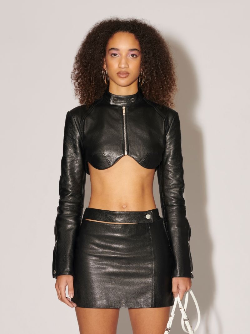 BOLERO LEATHER JACKET - 3