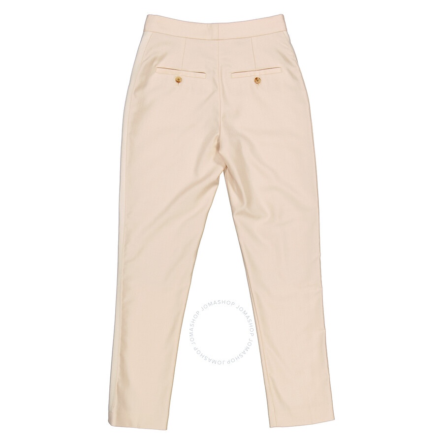Burberry Ladies Buttermilk Tailored Trousers - 2