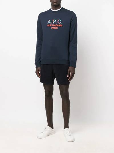 A.P.C. Achille logo-print sweatshirt outlook