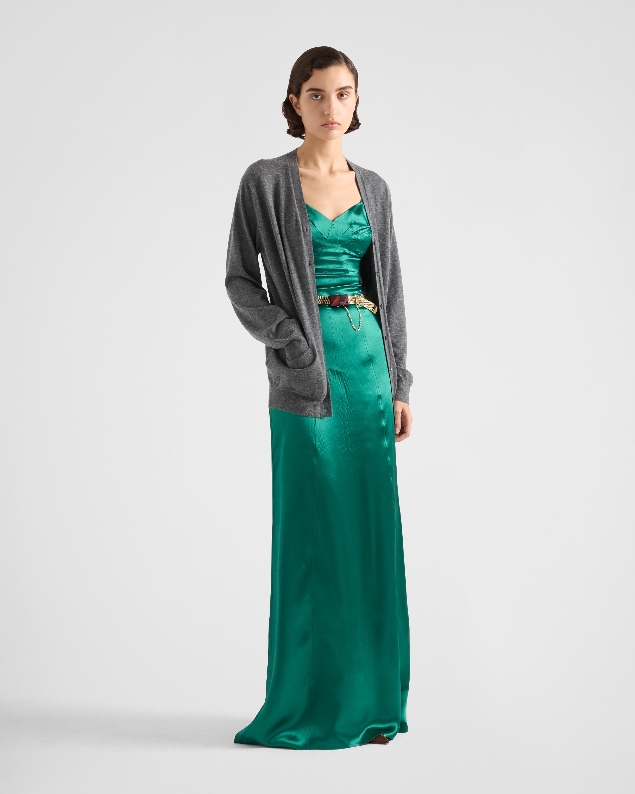 Long satin dress - 2
