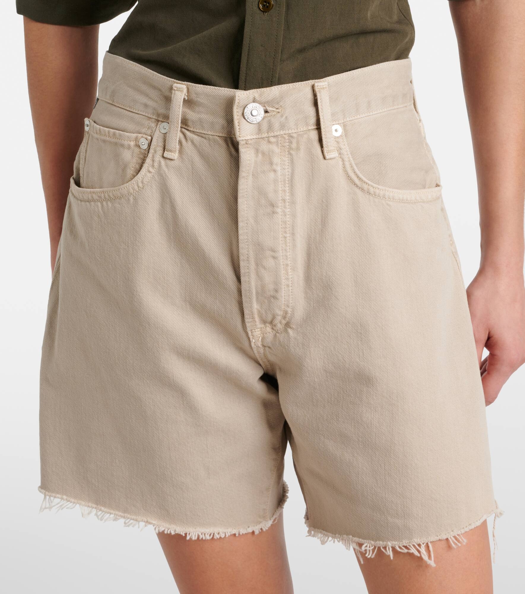 Marlow Long denim shorts - 4