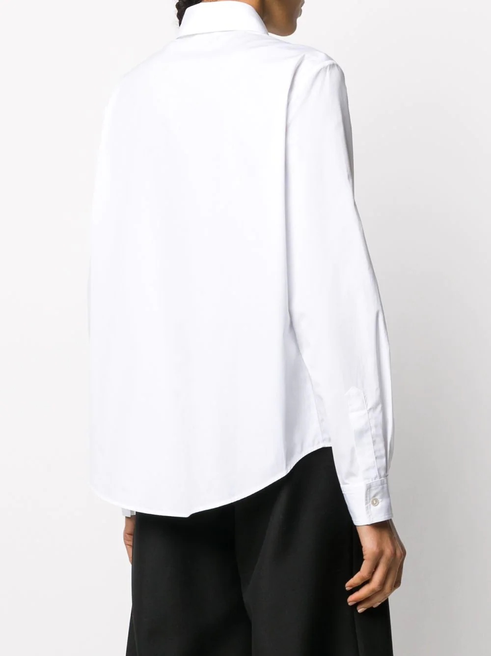 triple-placket long sleeved shirt - 4