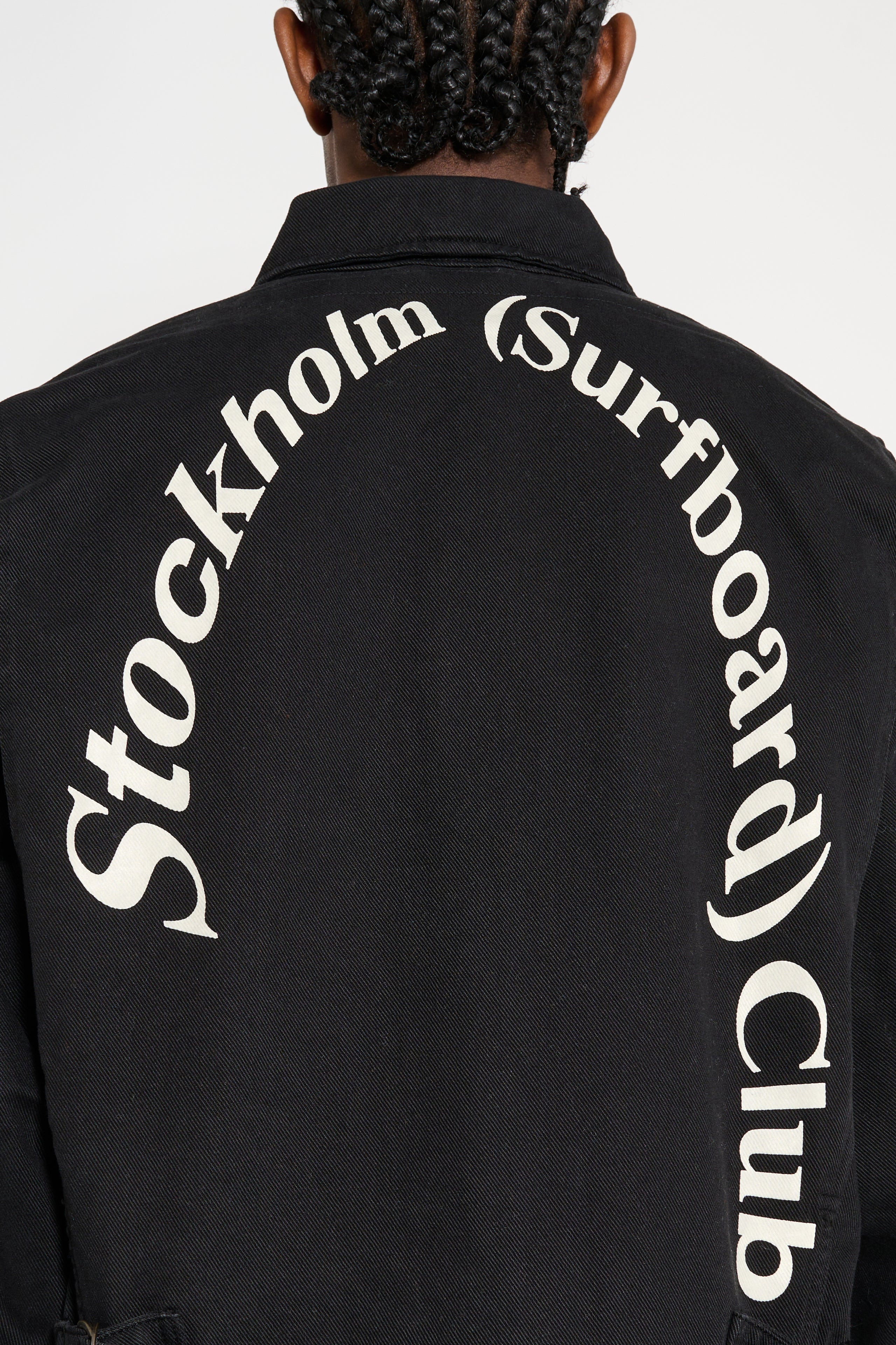 STOCKHOLM SURFBOARD CLUB WORK JACKET BLACK - 7