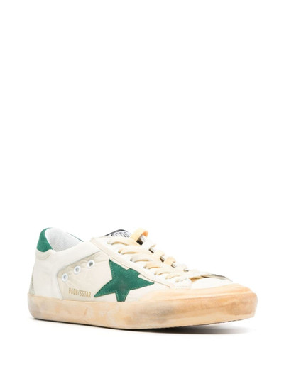 Golden Goose Super-Star distressed panelled sneakers outlook