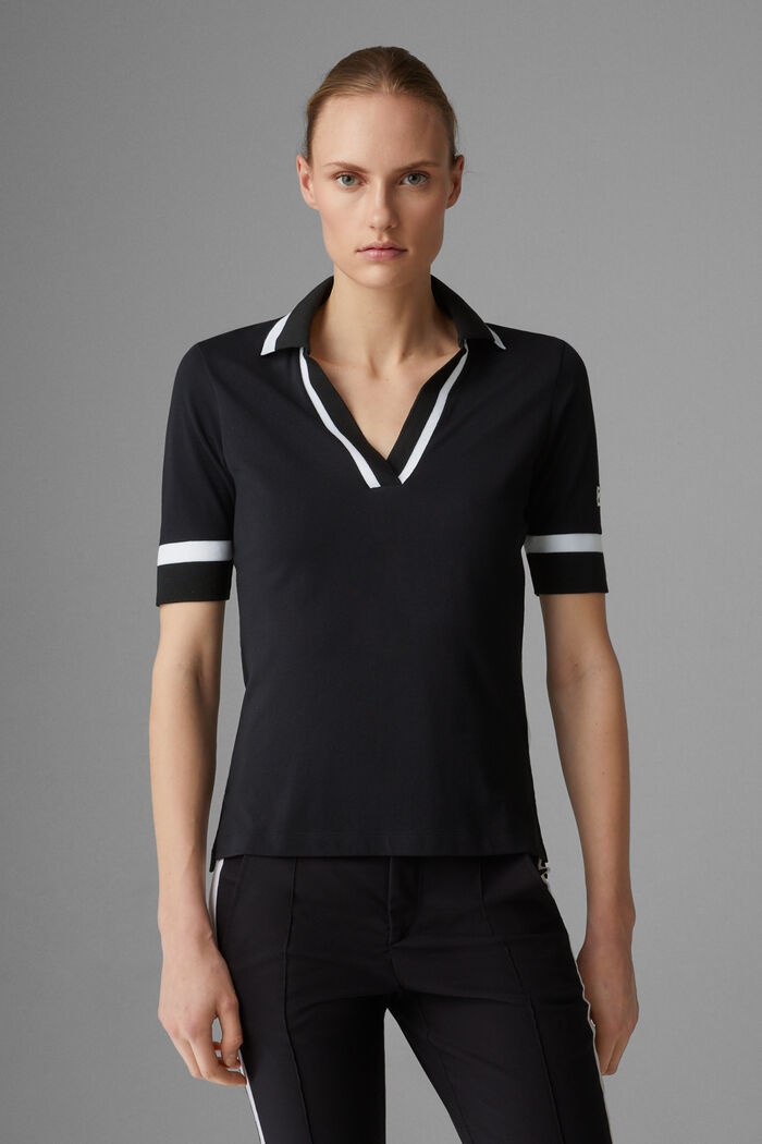 Elonie Functional polo shirt in Black - 2