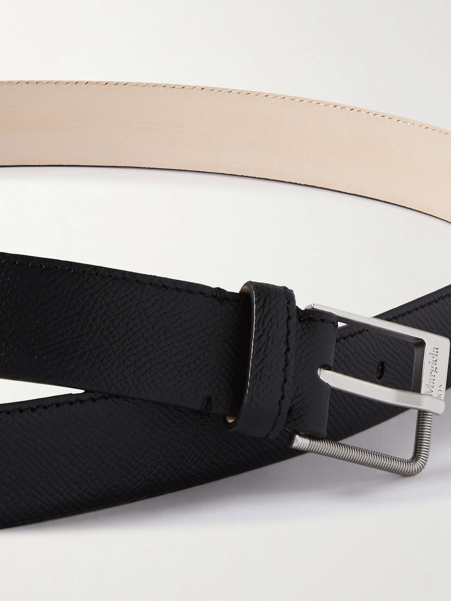 Maison Margiela 3cm Full-Grain Leather Belt