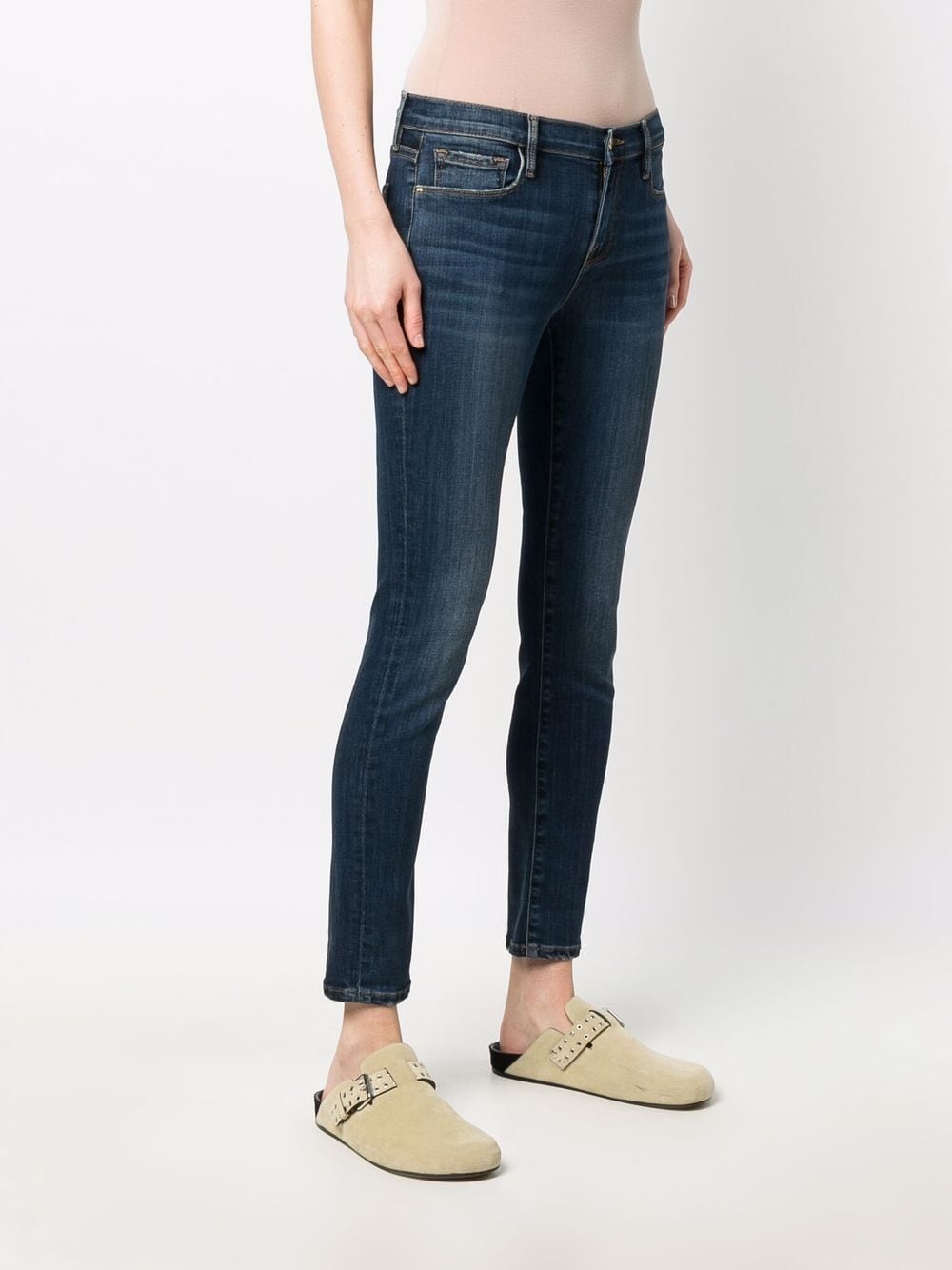 mid-rise straight-leg jeans - 3