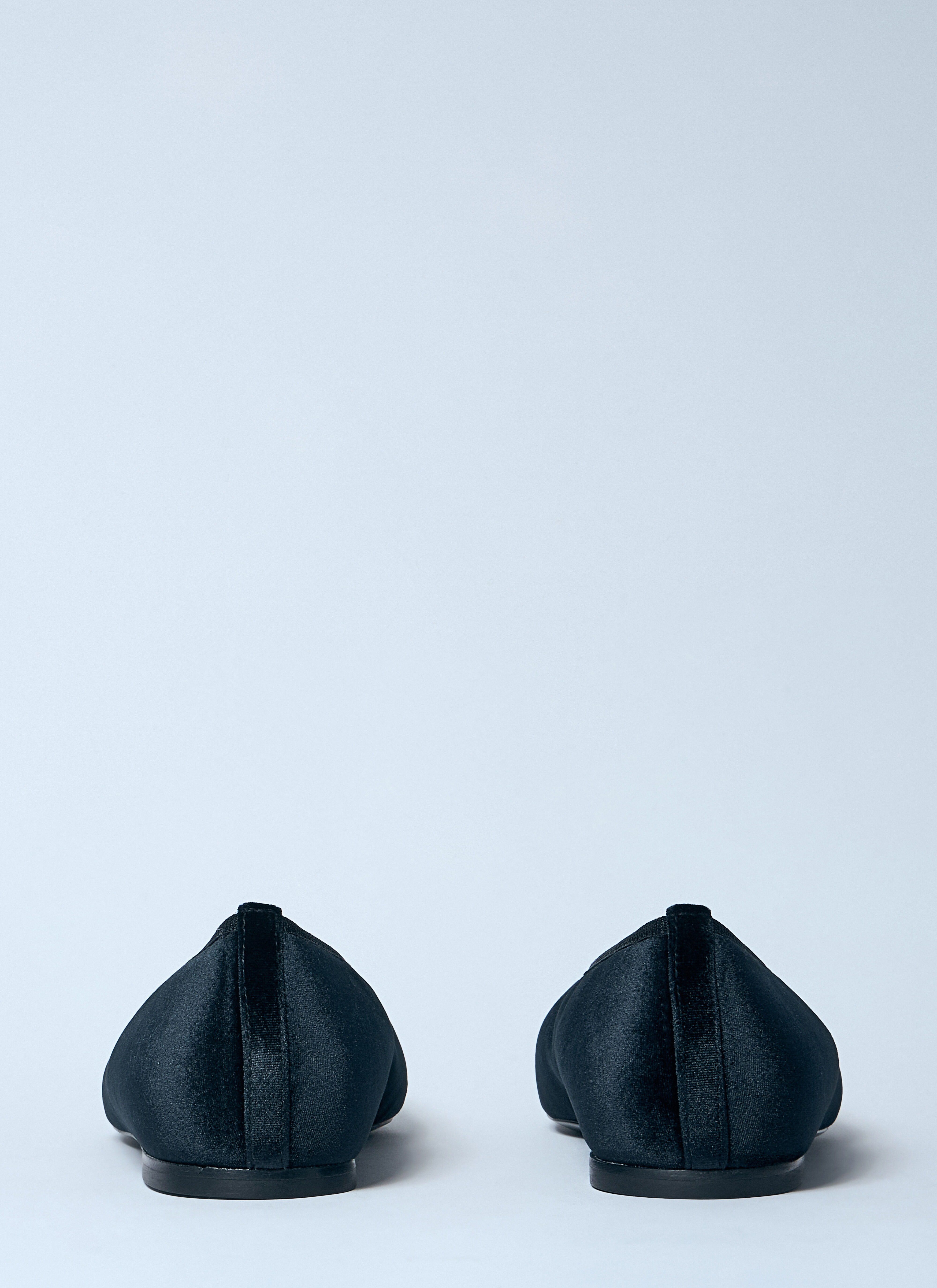 Minimalist Velvet Ballerina Flats - 6