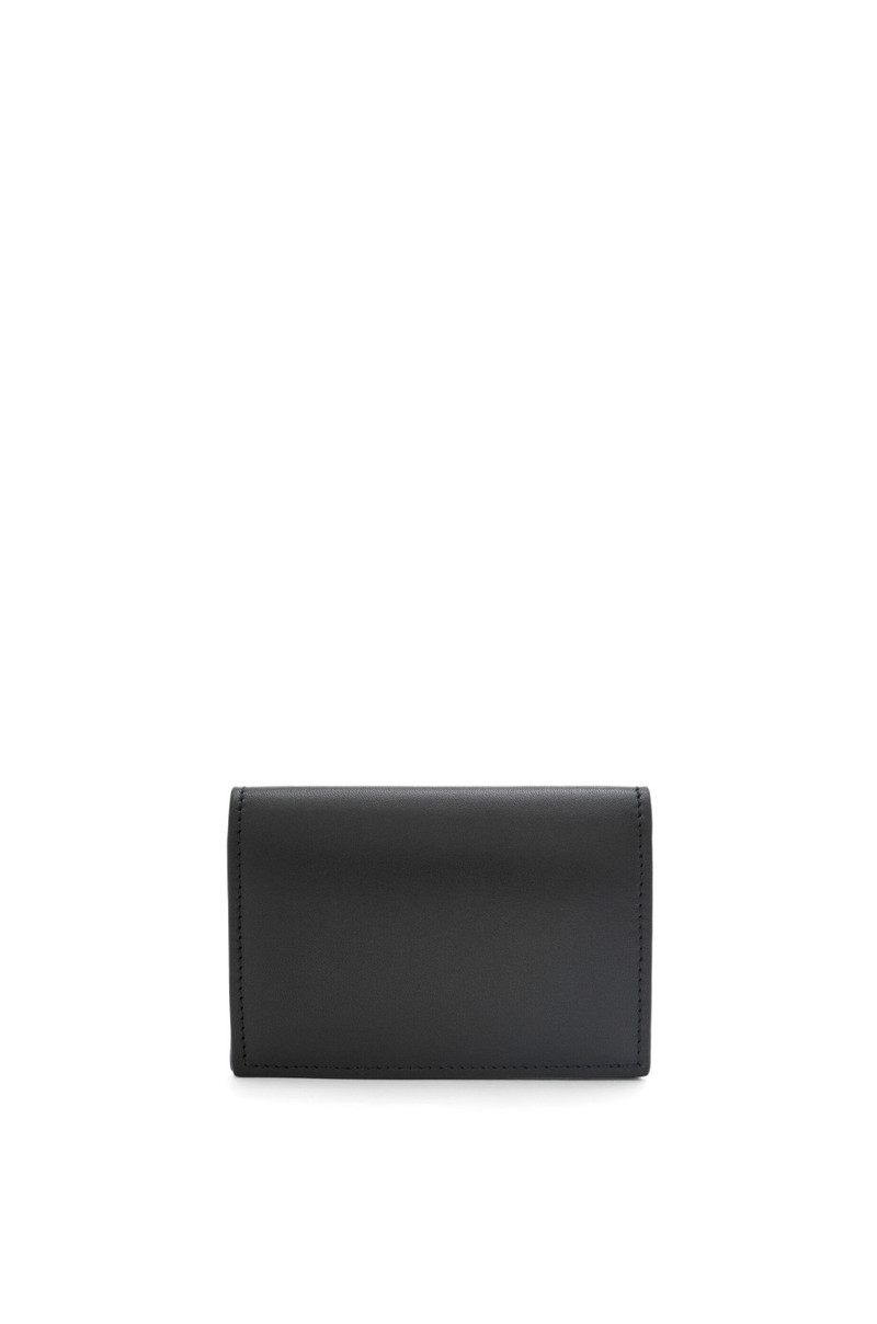 Slim bifold cardholder in shiny nappa calfskin 4