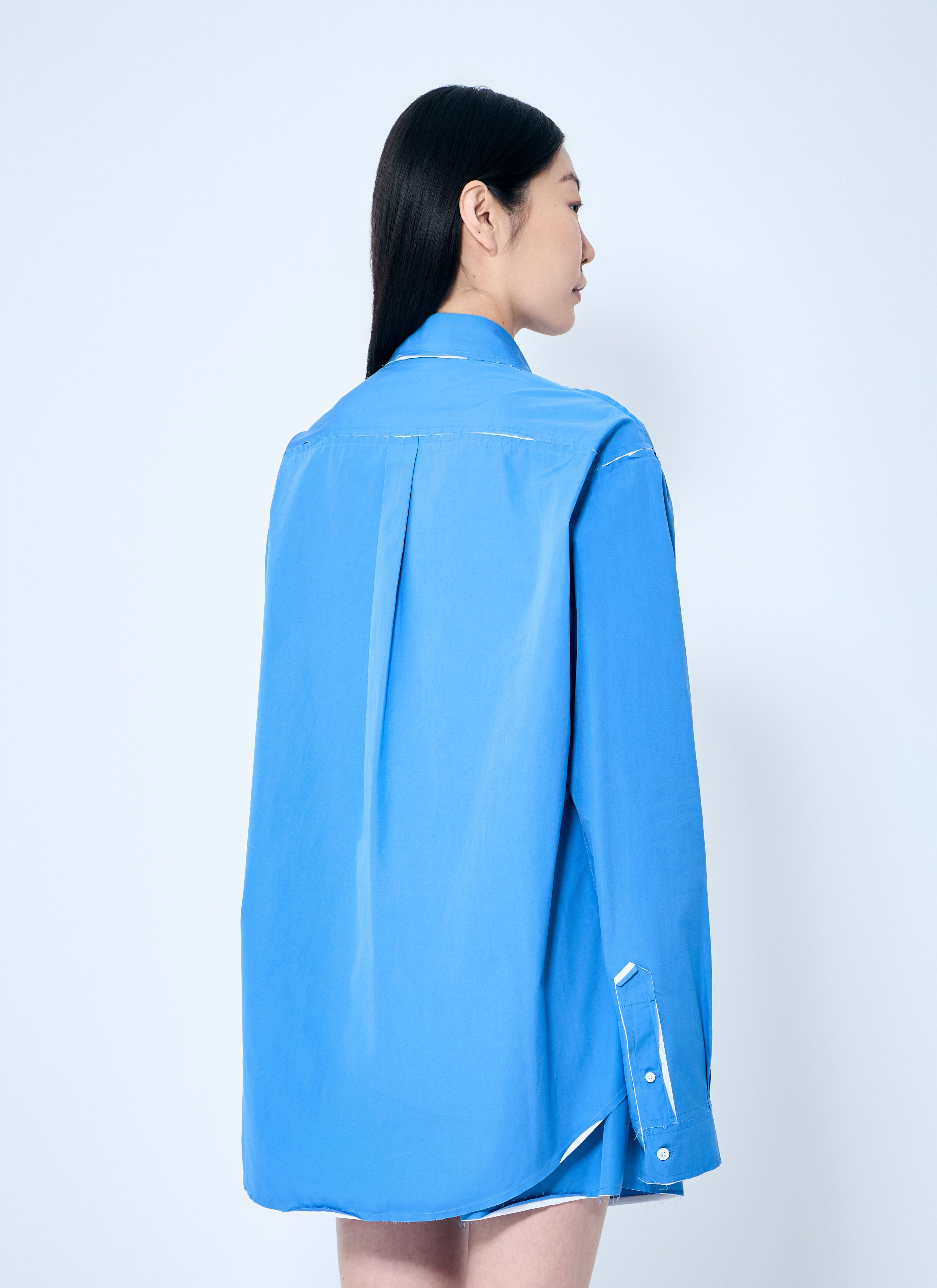 Raw Trims Poplin Shirt - 4