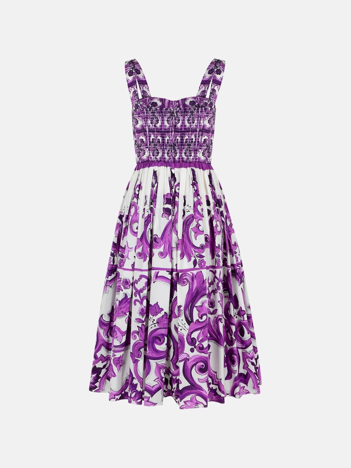 MAJOLICA DRESS IN COTTON POPLIN - 3