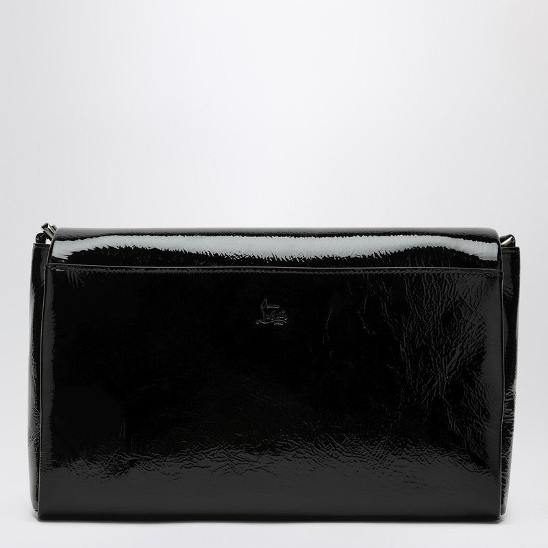 Christian Louboutin Loubi54 Black Patent Leather Clutch Bag Women - 2