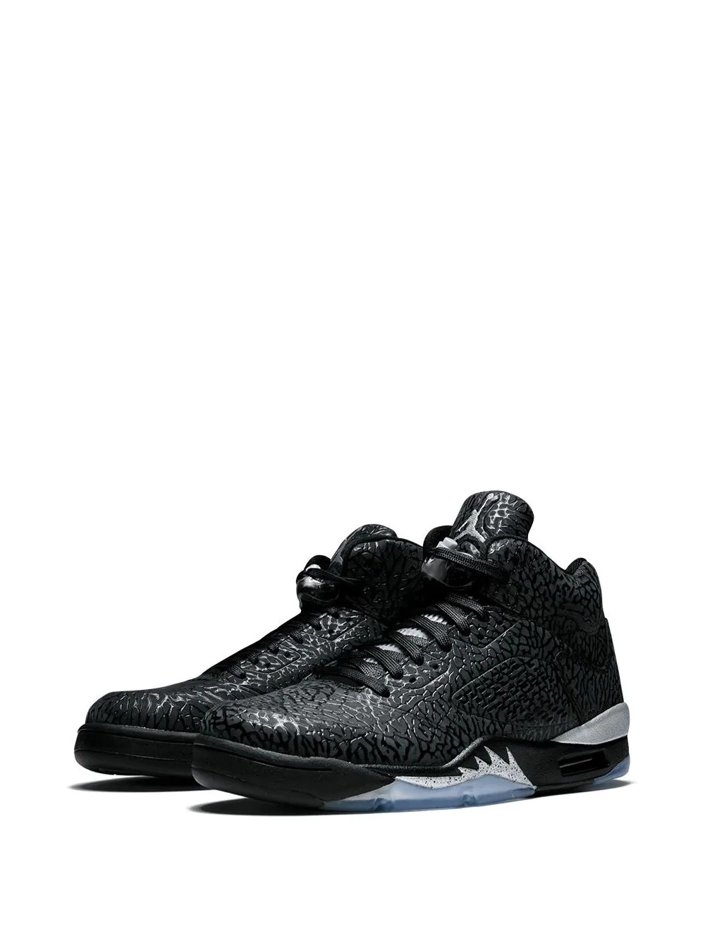 Air Jordan 3Lab5 black silver - 2